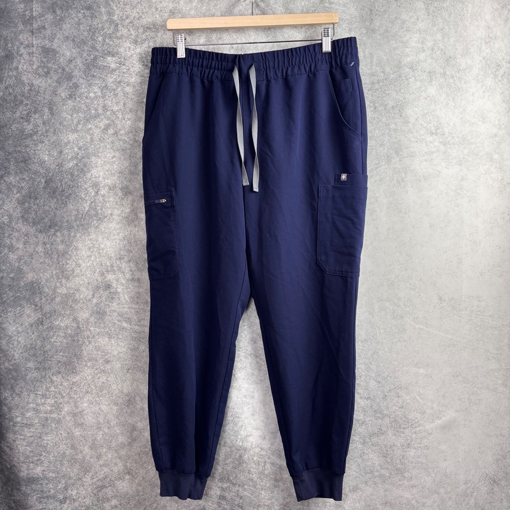 FIGS‎ Technical Collection Dark Blue Scrub Zamora Bottoms Cargo Pocket Size XXL
